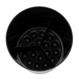 Utensil Holder 360 Degree Rotatable Simple Chopstick Basket Tableware Storage Container for Home Kitchen Black