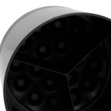 Utensil Holder 360 Degree Rotatable Simple Chopstick Basket Tableware Storage Container for Home Kitchen Black