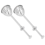 2Pcs Tea Strainer Long Handle Stainless Steel Infuser Filter Reusable Teapot Interval Diffuser In Australia - Darrahopens