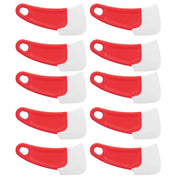 10 Pcs Silicone Spatula Flexible Hook Hole Design PP Handle Kitchen Silicone Spatula for Cake Pasta Baking Cooking Red In Australia - Darrahopens