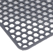 Sink Mat Silicone Durable Grid Design Anti Slip Sink Protection Pad for Kitchen Stainless Steel Ceramic Sinks