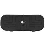 Faucet Handle Drip Catcher Tray Durable Silicone Sink Faucet Mat for Kitchen Bathroom Apartment Hotel Black In Australia - Darrahopens