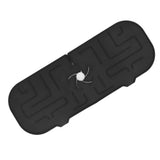 Faucet Handle Drip Catcher Tray Durable Silicone Sink Faucet Mat for Kitchen Bathroom Apartment Hotel Black In Australia - Darrahopens
