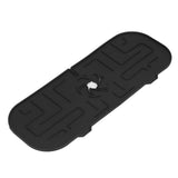 Faucet Handle Drip Catcher Tray Durable Silicone Sink Faucet Mat for Kitchen Bathroom Apartment Hotel Black