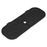 Faucet Handle Drip Catcher Tray Durable Silicone Sink Faucet Mat for Kitchen Bathroom Apartment Hotel Black