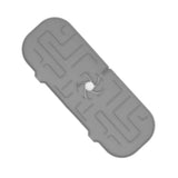 Faucet Handle Drip Catcher Tray Durable Silicone Sink Faucet Mat for Kitchen Bathroom Apartment Hotel Gray In Australia - Darrahopens