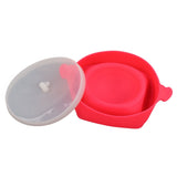 Microwavable Popcorn Bowl with Transparent Lid and Handle Collapsible Silicone Popcorn Maker for Home Rose Red In Australia - Darrahopens