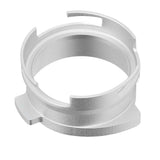 54mm Coffee Portafilter Dosing Funnel Aluminum Alloy Rotatable Dosing Funnel for Coffee Machine Silver In Australia - Darrahopens