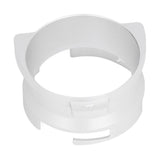 54mm Coffee Portafilter Dosing Funnel Aluminum Alloy Rotatable Dosing Funnel for Coffee Machine Silver