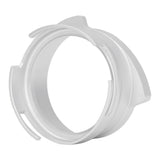 54mm Coffee Portafilter Dosing Funnel Aluminum Alloy Rotatable Dosing Funnel for Coffee Machine Silver
