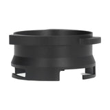 54mm Coffee Portafilter Dosing Funnel Aluminum Alloy Rotatable Dosing Funnel for Coffee Machine Black