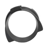 54mm Coffee Portafilter Dosing Funnel Aluminum Alloy Rotatable Dosing Funnel for Coffee Machine Black