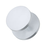 Double Head Coffee Powder Tamper Non Corrosive Aluminum Dual Sided Coffee Powder Hammer for Coffee Silver