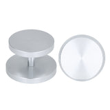 Double Head Coffee Powder Tamper Non Corrosive Aluminum Dual Sided Coffee Powder Hammer for Coffee Silver