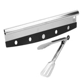 Pizza Cutter Food Grade Stainless Steel High Sharpness Ergonomic Design Rocking Pizza Cutter with Tong for Pizza Cake In Australia - Darrahopens