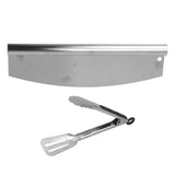 Pizza Cutter Food Grade Stainless Steel High Sharpness Ergonomic Design Rocking Pizza Cutter with Tong for Pizza Cake