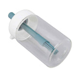 Press Control 2 in 1 Oil Bottle Dispenser Kitchen Glass Oil Bottle with Silicone Brush 230ml Dark Green In Australia - Darrahopens