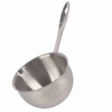 Butter Warmer Pot All in One Flat Induction Bottom Stainless Steel Mini Butter Hot Pot Milk Pot Small Saucepan 300ML