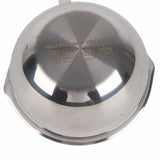 Butter Warmer Pot All in One Flat Induction Bottom Stainless Steel Mini Butter Hot Pot Milk Pot Small Saucepan 300ML