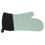 Silicone Oven Mitts Non Slip Kitchen Baking Gloves High Temperature Resistant 2 Fingers Long Green In Australia - Darrahopens