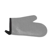 Silicone Oven Mitt High Temperature Resistant Waterproof Slip Proof Kitchen Baking Glove with Cotton Liner Gray In Australia - Darrahopens