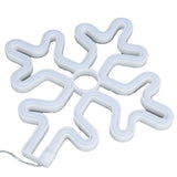 70in Neon Sign Romantic Christmas Snowflake Battery USB Powered LED Neon Light Decoration for Christmas Decoration 5V