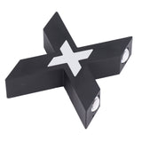 Wall Light IP65 Waterproof X Shaped 7W Aluminum Wall Mount Lamp for Corridor 85‑265V