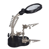 Soldering Station Magnifier Auxiliary Clip Stand Desktop Magnifying Glasses for Small Items Miniatures Projects In Australia - Darrahopens