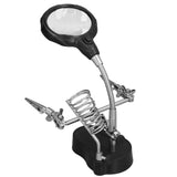 Soldering Station Magnifier Auxiliary Clip Stand Desktop Magnifying Glasses for Small Items Miniatures Projects In Australia - Darrahopens