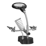 Soldering Station Magnifier Auxiliary Clip Stand Desktop Magnifying Glasses for Small Items Miniatures Projects In Australia - Darrahopens