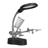 Soldering Station Magnifier Auxiliary Clip Stand Desktop Magnifying Glasses for Small Items Miniatures Projects In Australia - Darrahopens