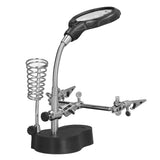 Soldering Station Magnifier Auxiliary Clip Stand Desktop Magnifying Glasses for Small Items Miniatures Projects In Australia - Darrahopens