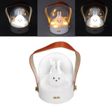 Portable Music Night Light Bedroom Desktop Cute Cartoon Lamp Three Levels Brightness Adjustment USB Rechargeable Lamp
