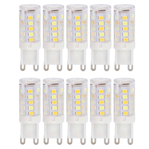 10PCS G9 220V LED Lamp Dimmable Ceramic LED Bulb Replace Halogen Lamp for ChandelierG9 3W 32LED