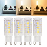 10PCS G9 220V LED Lamp Dimmable Ceramic LED Bulb Replace Halogen Lamp for ChandelierG9 3W 32LED
