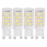 10PCS G9 220V LED Lamp Dimmable Ceramic LED Bulb Replace Halogen Lamp for ChandelierG9 5W 52LED