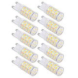 10PCS G9 220V LED Lamp Dimmable Ceramic LED Bulb Replace Halogen Lamp for ChandelierG9 5W 52LED