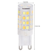 10PCS G9 220V LED Lamp Dimmable Ceramic LED Bulb Replace Halogen Lamp for ChandelierG9 5W 52LED