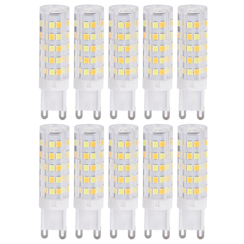 10PCS G9 220V LED Lamp Dimmable Ceramic LED Bulb Replace Halogen Lamp for ChandelierG9 7W 64LED