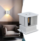 3.9in Wall Lamp Adjustable Light Angle Energy Saving Environmental Friendly LED Wall Lamp 85‑265V12W