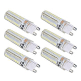 6Pcs G9 Silicone Bulbs 5W 104LED Light Bulb IP45 Waterproof for Home Chandelier Wall Lamp 220VWarm Light