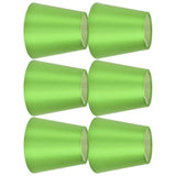 6PCS E14 Lamp Shade Fabric Lampshade Table Lamp Ceiling Lamp Shade for Bedroom Living RoomFluorescent Green PX157 In Australia - Darrahopens