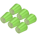 6PCS E14 Lamp Shade Fabric Lampshade Table Lamp Ceiling Lamp Shade for Bedroom Living RoomFluorescent Green PX157 In Australia - Darrahopens
