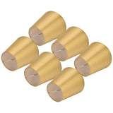 6PCS E14 Lamp Shade Fabric Lampshade Table Lamp Ceiling Lamp Shade for Bedroom Living RoomGold PX153 In Australia - Darrahopens