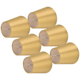 6PCS E14 Lamp Shade Fabric Lampshade Table Lamp Ceiling Lamp Shade for Bedroom Living RoomGold PX153