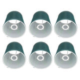 6PCS Fabric Lampshade Modern Simple Fabric Light Lampshade Phnom Penh Craftsmanship for E14 LampDark Green (PX198) In Australia - Darrahopens