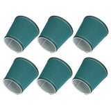 6PCS Fabric Lampshade Modern Simple Fabric Light Lampshade Phnom Penh Craftsmanship for E14 LampDark Green (PX198) In Australia - Darrahopens