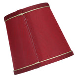 6PCS Fabric Lampshade Modern Simple Fabric Light Lampshade Phnom Penh Craftsmanship for E14 LampWine Red (PX43)