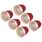 Small Lamp Shade Fabric Wine Red Golden Edge Lampshade for E14 Table Chandelier Wall Lamp