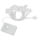 String Lights 20 LED Beads 3meters Indoor Decorative Light Star Shape Bulb Warm Light for Bed Room Living Room